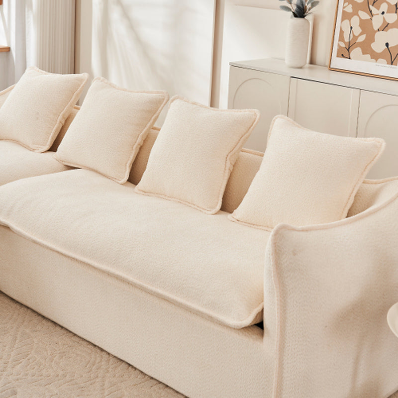 VIDEO Provided Sofa Deep Seat Sofa 3 Seater for Living Room Oversized Comfy Sofa L-Shape Sofa Couch with Chaise Home Furniture Sleeper Sectional Sofa for Apartment, Office Left Hand Facing