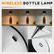 Wine Bottle LED Wireless Table Lamp 3-Color Infinitely Dimmable USB Rechargeable Dining Table Lights Beverage Lamp Top Touch