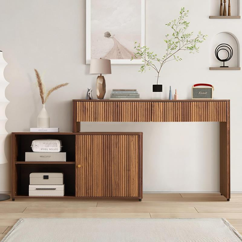 Giratree Modern Computer PC Desk Table with Storage, Corner L Shaped Desk with Drawers, Home Office Desk for Bedroom and Small Space, for Writing, Executive, Study, Work, Vanity