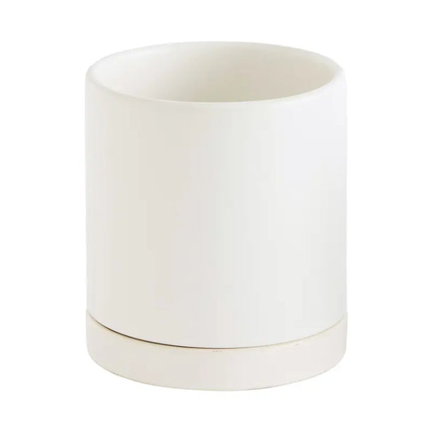 White Romey Pot