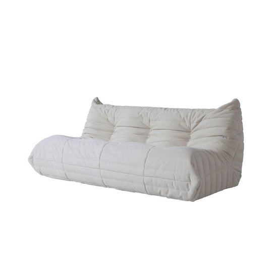 Lazy Togo Floor Sofa Three Seater Bean Bag with Fixed Arms for Modern Living Room Amazon Finds Corner Couch Soft White Beanbags Floorcouch Durable